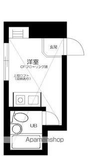 カルタス21駒場東大前【2階】の間取り