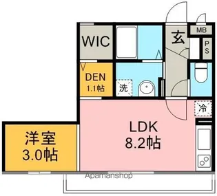 フェリーチェ【2階】の間取り