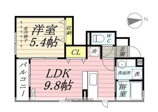 グランド パレス オクド【1階】の間取り