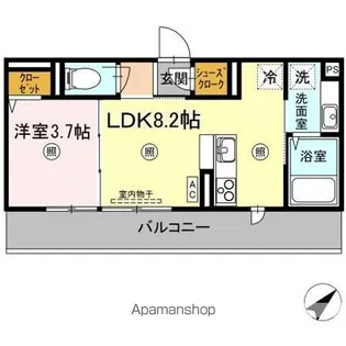 ホワイト ヒル【3階】の間取り