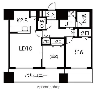 MJSQUARE KOTONI【6階】の間取り