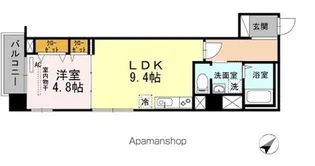 ボンシャンス【1階】の間取り