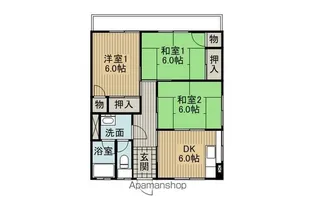 3DKの間取り画像