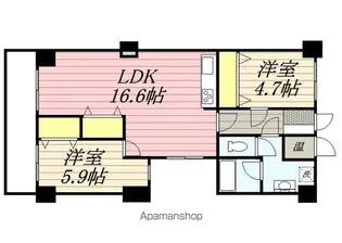 ニューライフ浜松Ⅰ【4階】の間取り