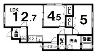 LEGAROⅠ【102号室】の間取り