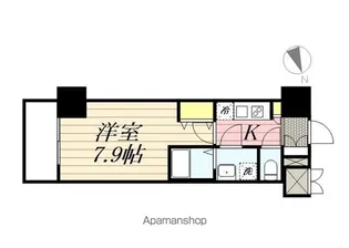 ラグゼナ松戸【9階】の間取り