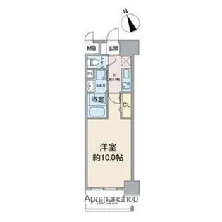 スカイコート千代田【10階】の間取り