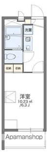 レオパレスクレセント【101号室】の間取り