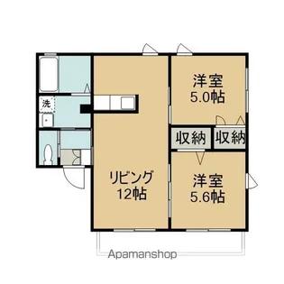 サンパティオⅡ【102号室】の間取り