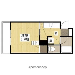 ウエスト長束【1階】の間取り