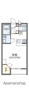 レオパレス鎌倉台Ⅱ【1階】の間取り