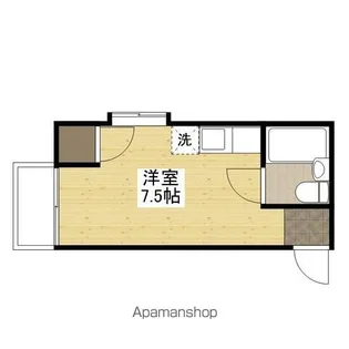 コーポ宮川【3階】の間取り