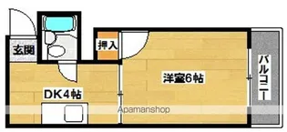 大阪府大阪市住吉区上住吉2丁目【マンション】の間取り