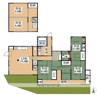 愛知県江南市古知野町塔塚【一戸建】の間取り