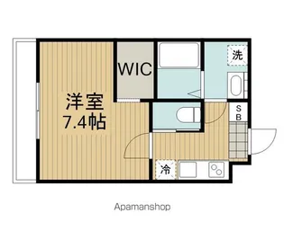 コンフォート阿佐谷南【3階】の間取り