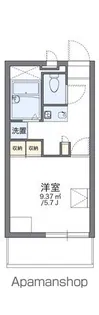 レオパレスクリア神野【202号室】の間取り