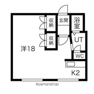 レジデンスふれあい【3階】の間取り