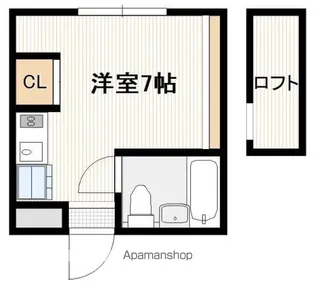 ワンピース【3階】の間取り