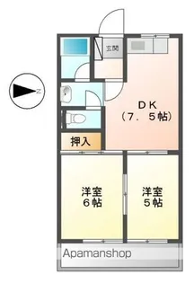 メゾネット翔【2階】の間取り