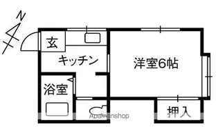 光ハイツ【1階】の間取り
