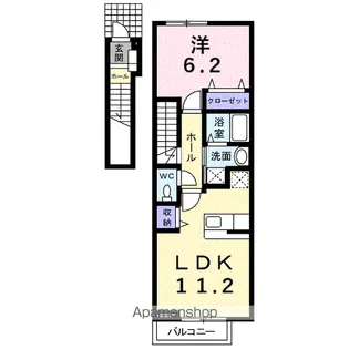 ブライニィー エアー【2階】の間取り