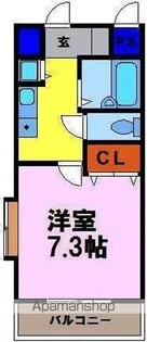 アルメリア白木原【10階】の間取り