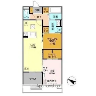 アンプルール【1階】の間取り