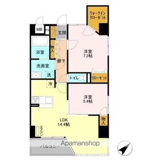 MURRAY HILL【1階】の間取り