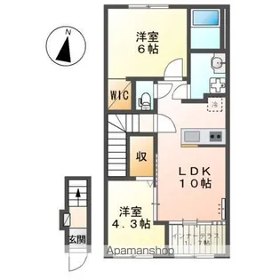 CLARITY【2階】の間取り