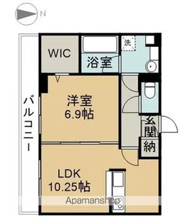 グランベル【2階】の間取り