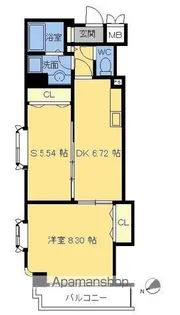 エンブルピュア梅屋町【2階】の間取り