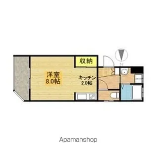 マンションリバエイト【1階】の間取り