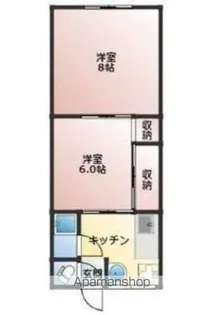 南舘レジデンス【3階】の間取り