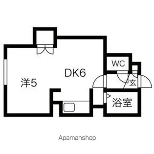 ラフォーレ北24条Ⅰ【401号室】の間取り