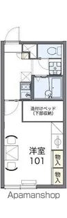 レオパレスシャスティMS【205号室】の間取り