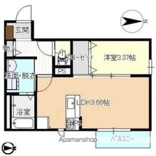 コメット【1階】の間取り