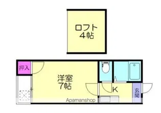 グリーンローズ【2階】の間取り