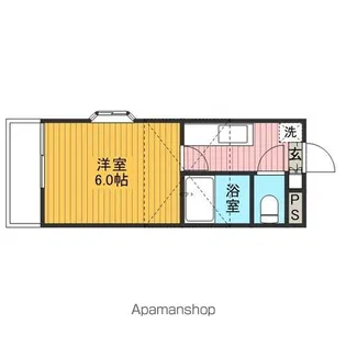 ハイツSHIOZAKI【201号室】の間取り