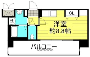 CASSIA福島駅前【8階】の間取り