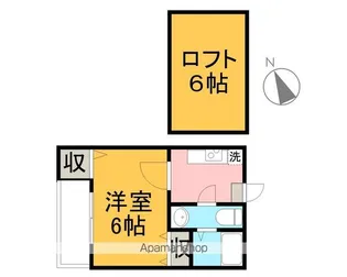 カーサドマーニ【2階】の間取り