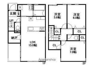 LINO住吉【C号室】の間取り