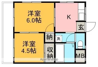 第2馬橋マンション【2階】の間取り
