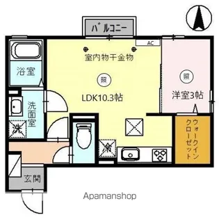 ポワロ Ⅱ【1階】の間取り