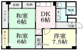 プチモール高木【302号室】の間取り