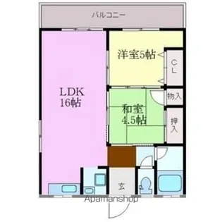 峰ビル【1階】の間取り