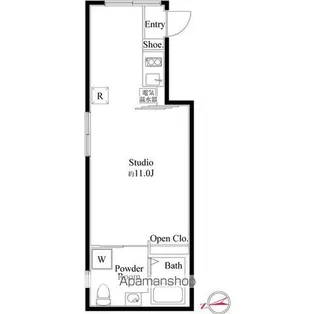 アンベリール御徒町【4階】の間取り