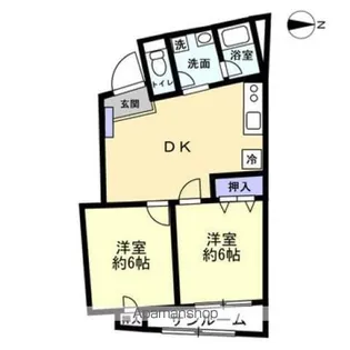 シルクロード【201号室】の間取り