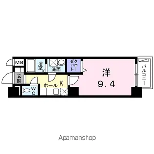 グレイスあらかわ【7階】の間取り