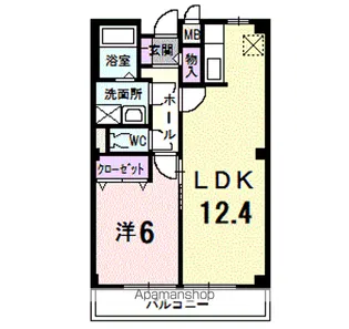 Aurora【2階】の間取り