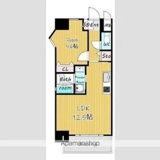 セレニティー名駅【406号室】の間取り